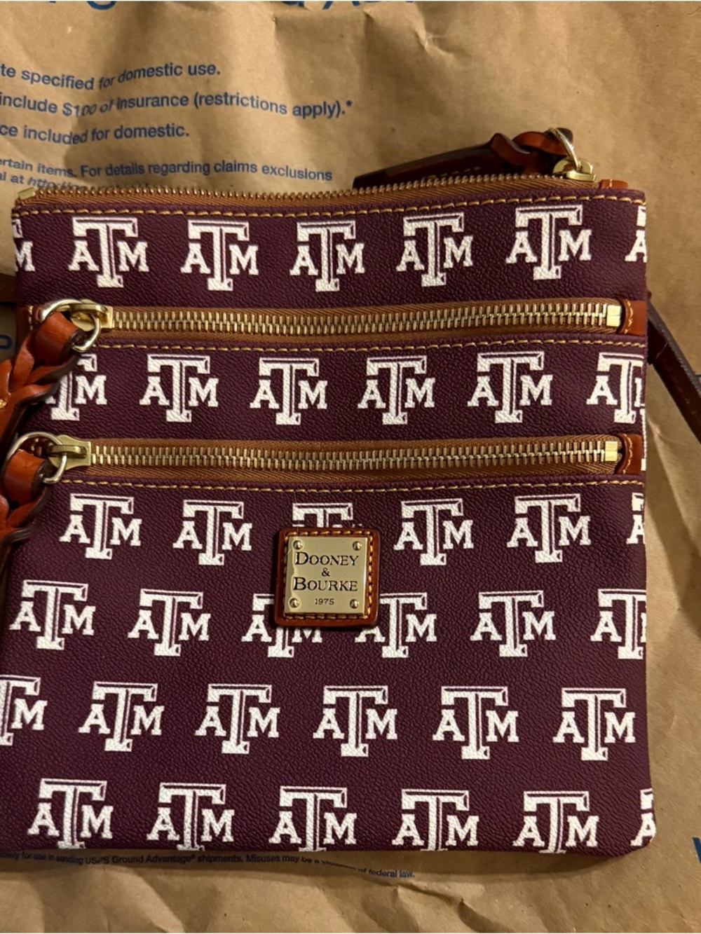 Dooney & Bourke Texas A&M Crossbody ( Reasonable offers welcome)